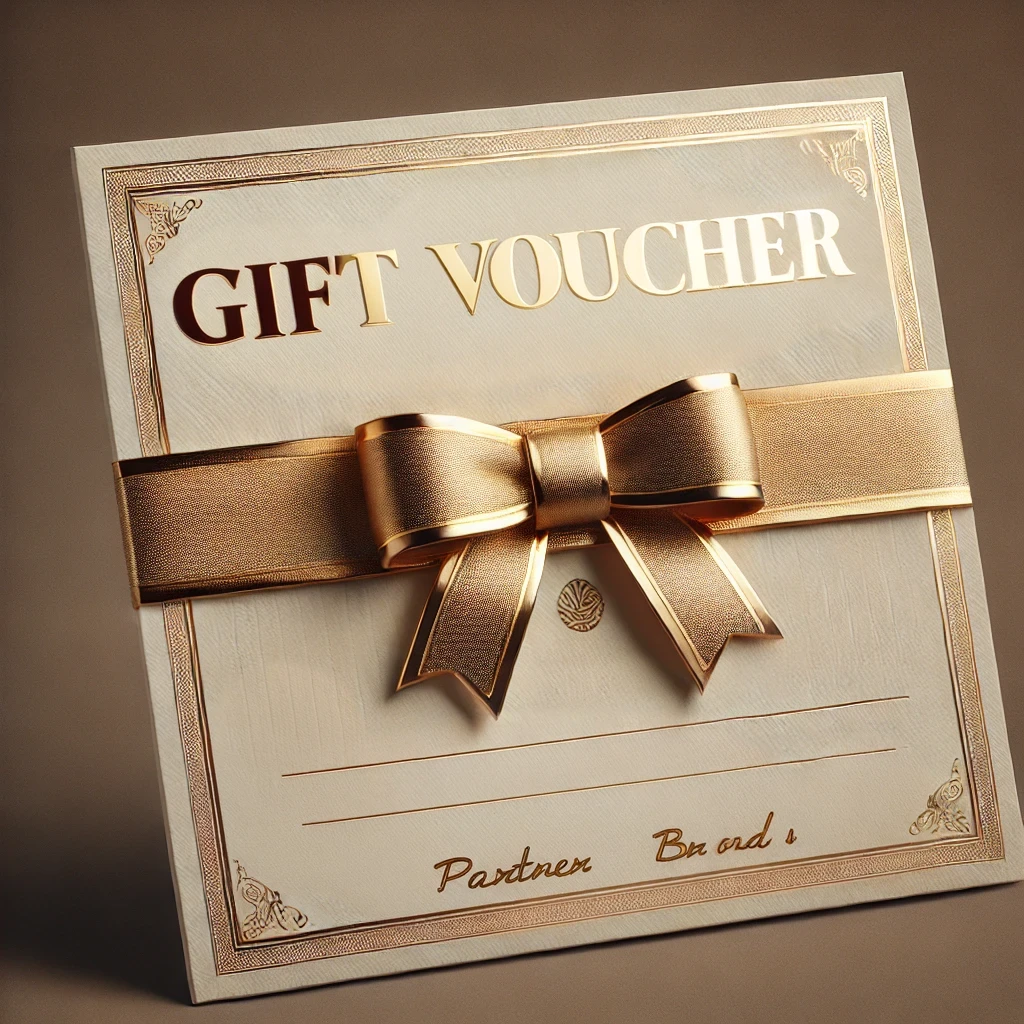 Gift voucher for use with our partner brands